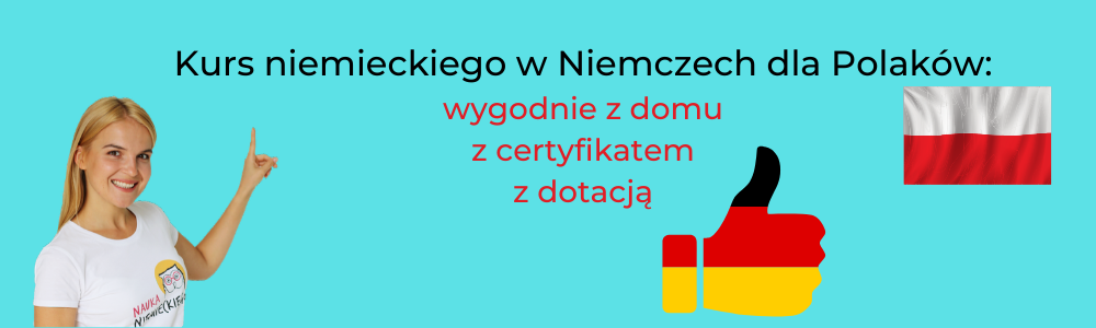 kobieta pokazuje na grafice napis kurs niemieckiego w niemczech