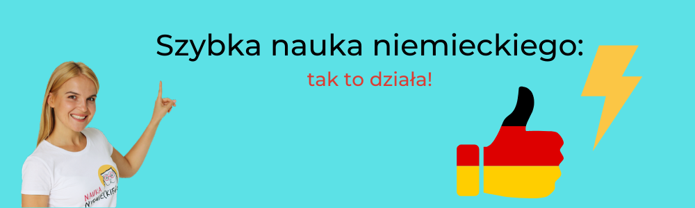 ja pokazuje na obrazek niemiecki z napisem szybka nauka niemieckiego
