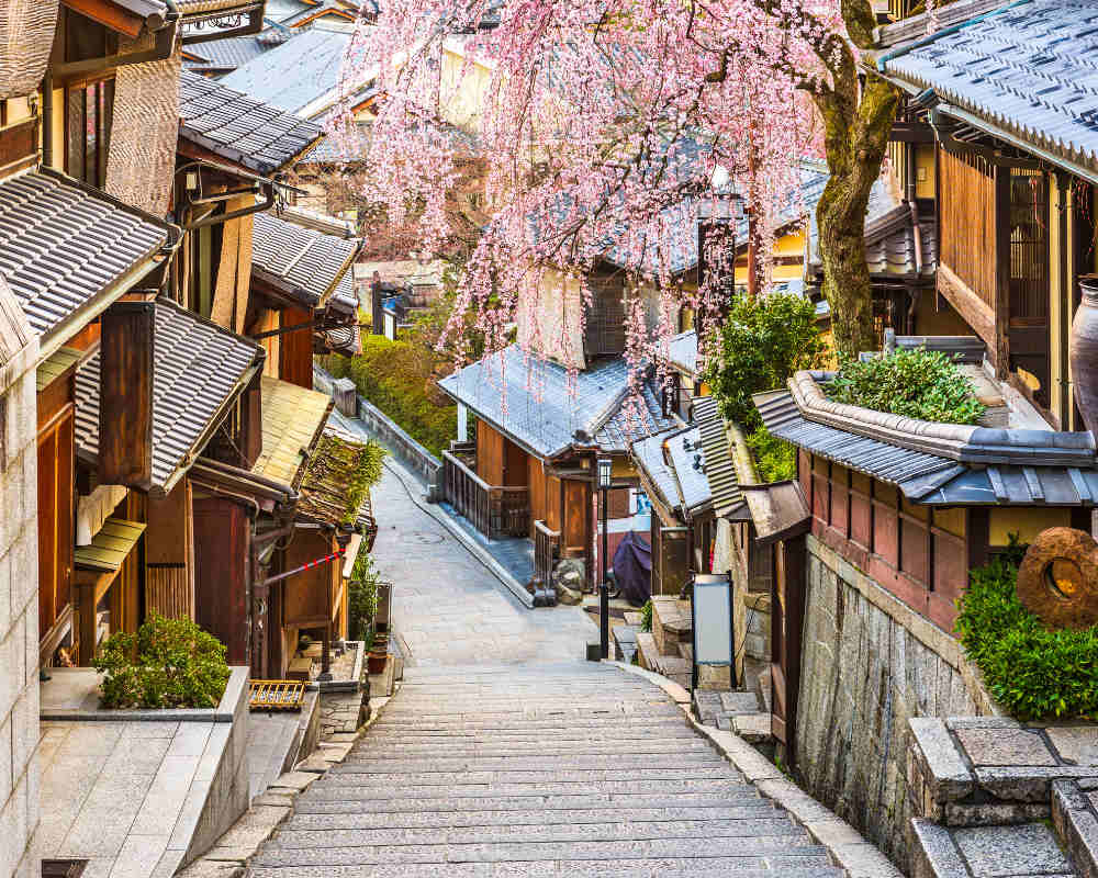 uliczka w japonii
