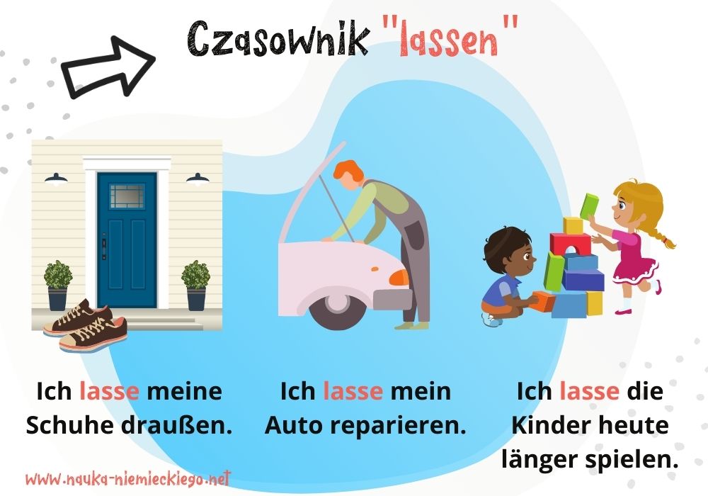 Przykłady na czasownik lassen