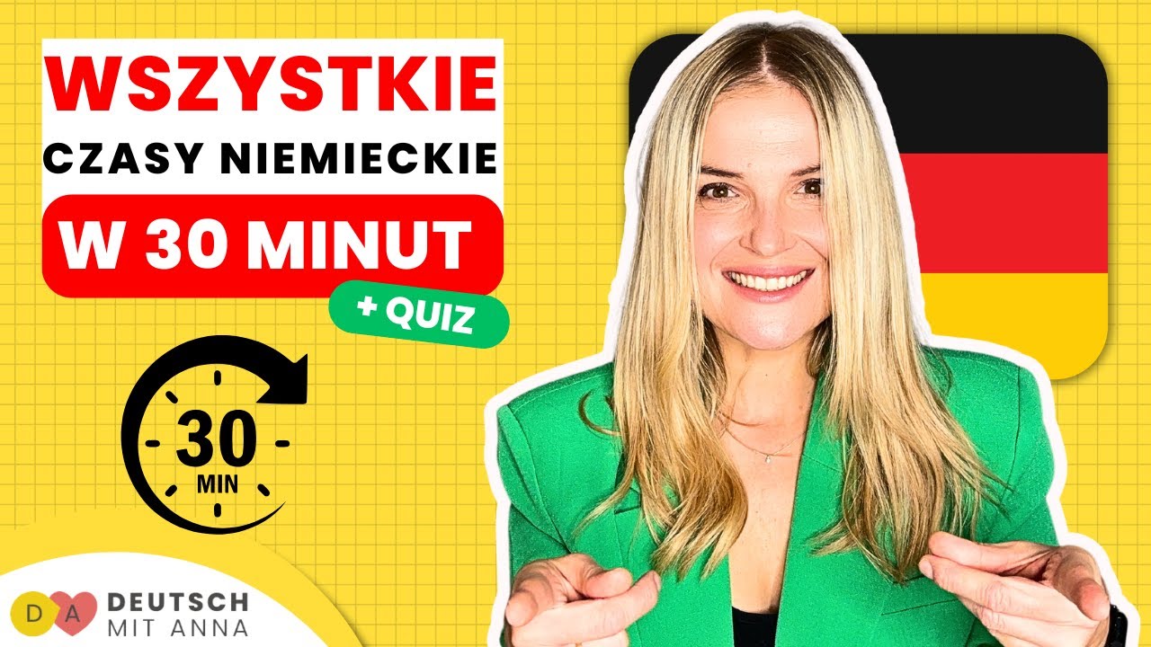WSZYSTKIE CZASY w NIEMIECKIM W 30 MINUT 🇩🇪