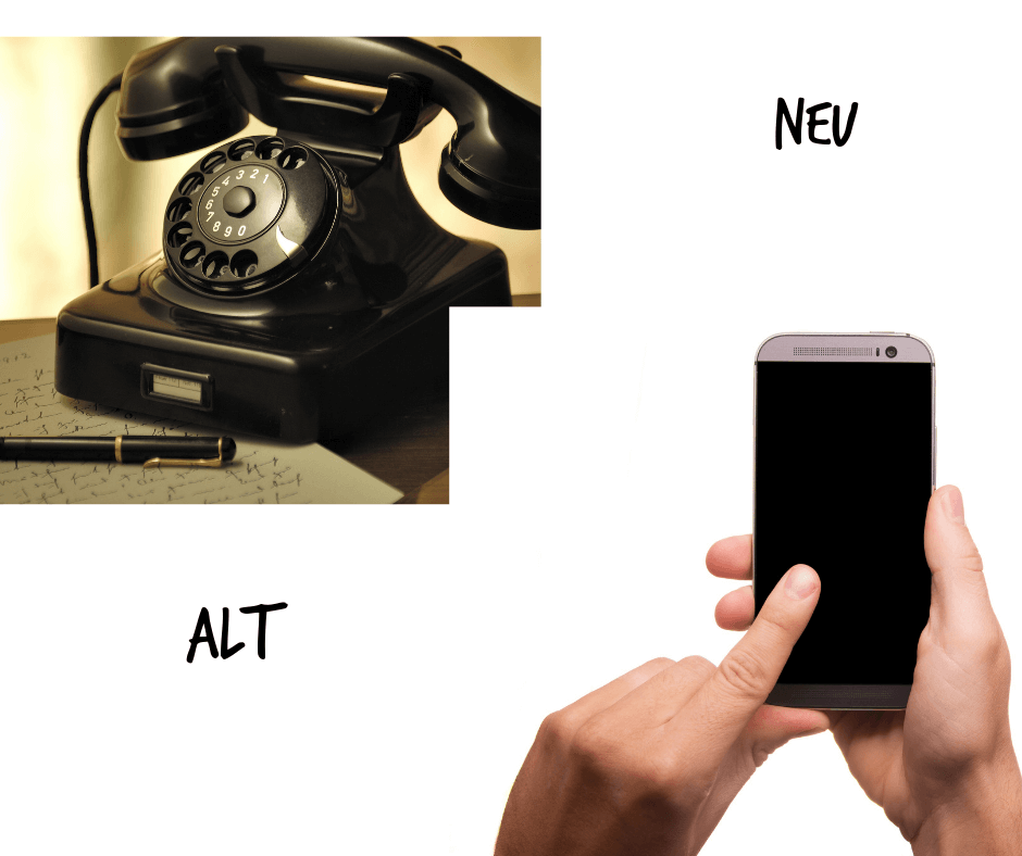 stary i nowy telefon