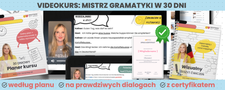 Perfekt (A1, A2) - interaktywne ćwiczenia z niemieckiego